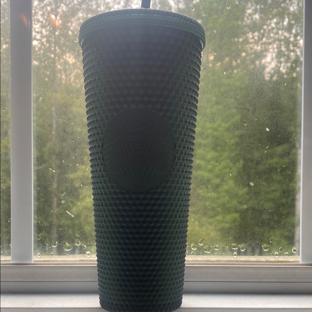 Starbucks Textured Dark Green Tumbler